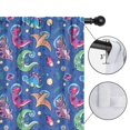 thumbnail image 4 of Blackout Kids Curtains,DarkBlue Cartoon Dinosaurs Planets Pattern Childrens Insulated Curtains Set Of 2,Bedroom Essentials,Toddler Room Decor 42"x54", 4 of 5