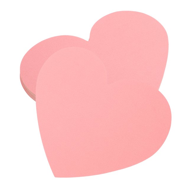 MLINS 40Pcs Heart Shaped Note Cards Diy Greeting Cards Heart Shape Card For Valentine Day Heart Shaped Die Cut Heart Bulletin Board Cutouts Heart Shaped Paper Cutout Heart Note Cards Pink