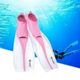 thumbnail image 4 of Aletas de natación, aletas de pie para snorkel, aletas de buceo para hombres y mujeres Rosa claro M, 4 of 8