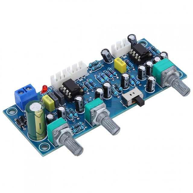 Carte de Circuit de Subwoofer, Pratique Puissante Carte de Préampli à Filtre Passe-Bas à Phase Réglable, Équipement de Diffusion Extérieur pour Contrôle des Basses Équipement de Musique