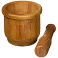 thumbnail image 4 of Uniware Heavy Duty Wood Mortar and Pestle (4" x 4.5"), 4 of 4