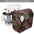 thumbnail image 2 of Jacobean Stand Mixer Cover, Vintage Jumble in Warm Tones Floral Motifs Garden Art, Kitchen Appliance Organizer Bag Cover with Pockets, 5 Quarts, Dark Brown Multicolor, by Ambesonne, 2 of 4