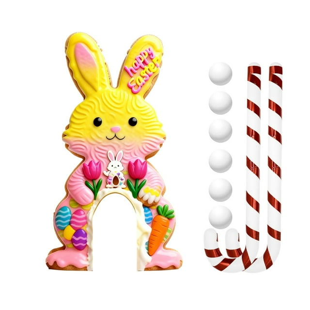 Easter Indoor Set for Family and Joyful Sports Entertainment with Putting Practice