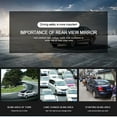 thumbnail image 4 of Yeacher Blind Spot Mirrors 2pcs Frameless Convex Rear View Mirrors 360 Degree Adjustable Wide Angle, 4 of 8