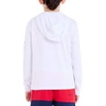 thumbnail image 3 of U.S Polo Assn. Boys Long Sleeve Hooded Flag Graphic Rashguard, Sizes 4-18, 3 of 5