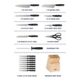 thumbnail image 3 of Juego de cuchillos Oster Ginley 18 piezas de acero inoxidable con alto contenido de carbono, 3 of 7