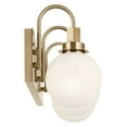 thumbnail image 6 of Hex 3-Light Bathroom Vanity Light in Champagne Bronze, 6 of 8