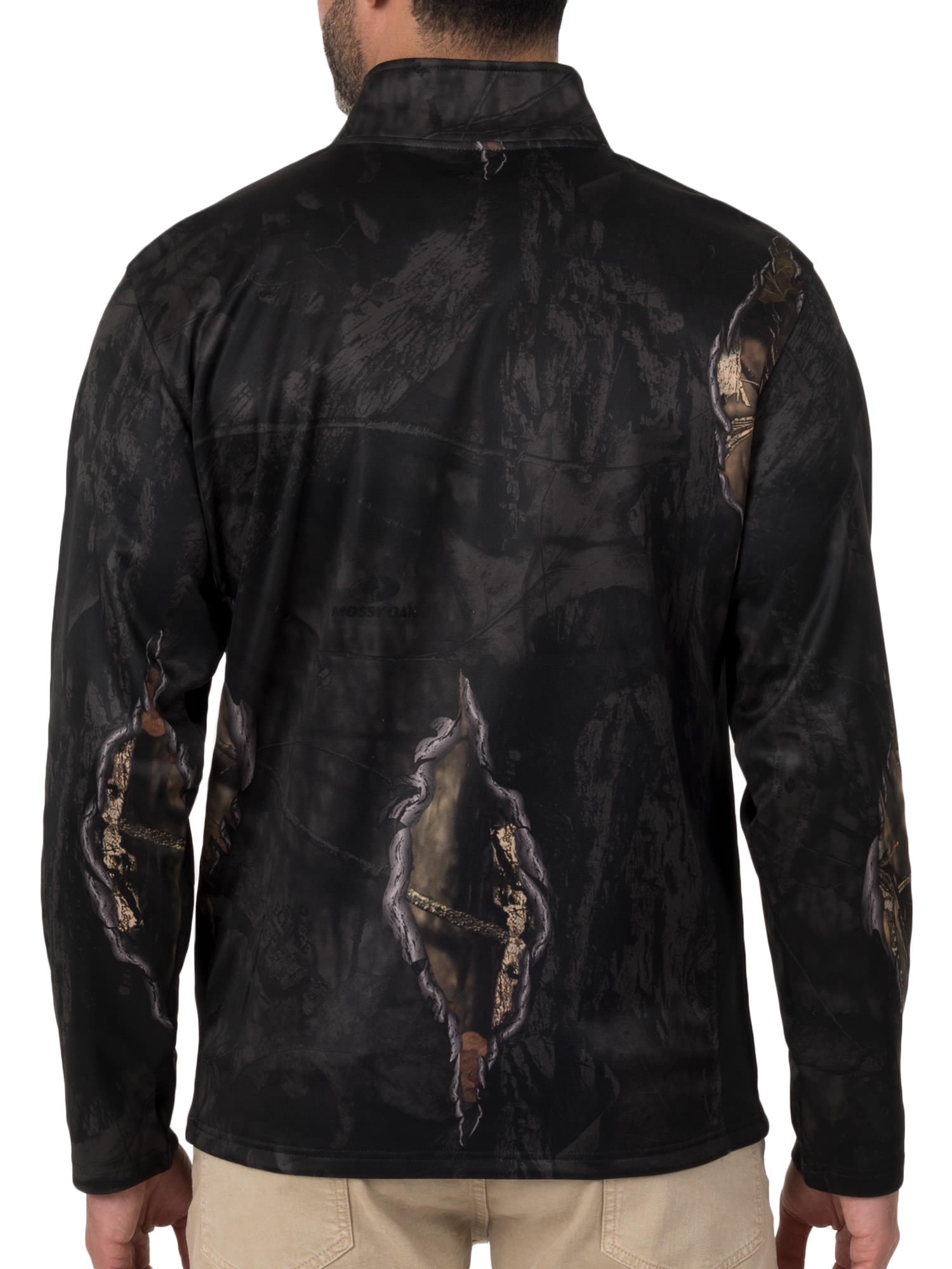 Realtree Men's Performance Bonded Quarter (1/4) Zip Jacket