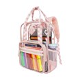 thumbnail image 3 of IvyH Clear Backpack Large Heavy Duty PVC Transparent Backpack,Girls Boys Kids See Through Backpacks for School,Work,Stadium,Travel,Festival, 3 of 7