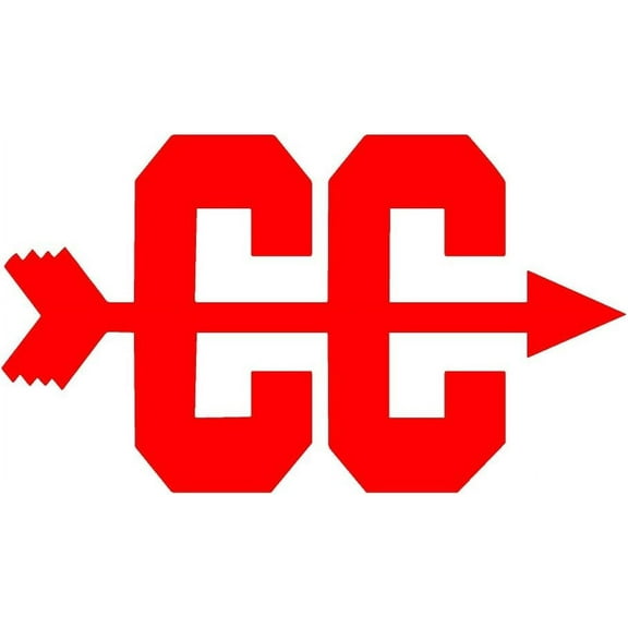 3 Pack - StickerDad® Cross Country Symbol Vinyl Decal by stickerdad® - Size: 5", Color: Reflective RED - Windows, Walls, Bumpers, Laptop, Lockers, etc.