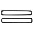 thumbnail image 1 of 2 Pcs Front Grille Cover Trim Car Adaptations Replacement for Dodge Challenger 2015?2021Carbon Fiber Style, 1 of 5