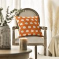 thumbnail image 5 of Sm:)e Orange Turkey Thanksgiving Throw Pillow Covers 18x18 Inch Set of 2, Cushion Covers for Sofa Home Decor, 5 of 6