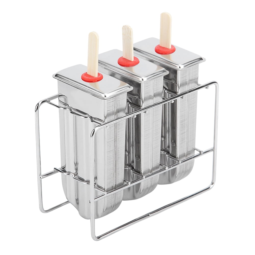 Fyydes 3PCS Household 304 Stainless Steel Round Head Ice Cream Mold