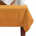thumbnail image 4 of Gray Orange Ombre Table Cloth Waterproof Tablecloths, Modern Geometric Striped Abstract Art Tablecloth Dining Table Cover for Kitchen Party Tabletop Outdoor, Rectangle Tablecloth 52x70 Inch, 4 of 9