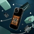 thumbnail image 4 of DistinctInk Clear Hybrid Case for Apple iPhone 13 Pro (6.1" Screen) - Spend Life Doing Strange Things Weird People - Slim Profile Design, 4 of 9
