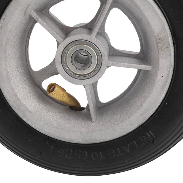 Pneus de 6 Pouces, Roue en Caoutchouc Résistante à l'Usure 6x1 1/4 6 Pouces pour Remplacement de Pneus pour Accessoires de Pneus