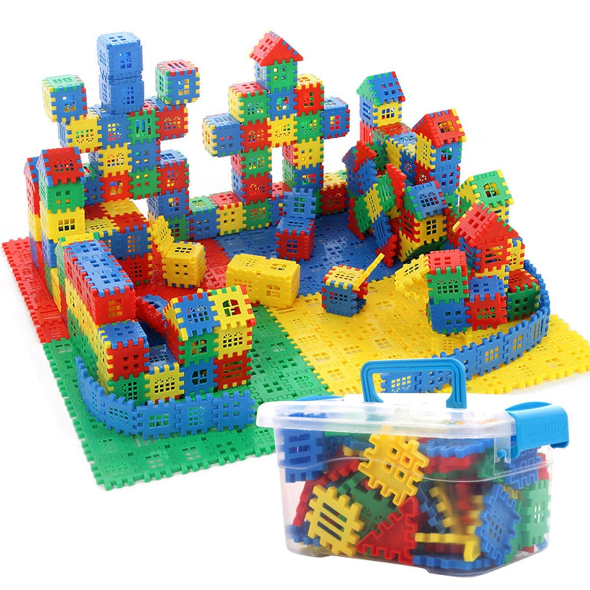 144x Colorful Plastic Building Blocks Children Kid Puzzle Educational Toy P Ex 