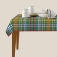thumbnail image 3 of Rectangular Tablecloth \u2013 Waterproof, Wrinkle-Free, Decorative Table Cover for Dining Room, Parties, Picnics, and Outdoor Use, Colorful Plaid O''Brien Tartan (60" X 84"), 3 of 6