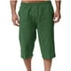 thumbnail image 1 of Pantalones de Lino Casual Suelto Cortado, Color Sólido Cordón Mezcla de Algodón para el Uso Diario, 1 of 8