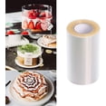 thumbnail image 1 of Jinsinto Cake Collars Clear Baking Mousse Around the Edge of Cake Collar Wrapping Wrapping Tape 10M x 10CM Clear Ribbons Baking Circle for Mousse Cakes, 1 of 5