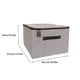 thumbnail image 2 of Yuarrent Caja de almacenamiento, práctico sujetador de ropa interior de gran capacidad, cajas organizadoras lavables, caja de ropa elegante para Almacenamiento y organización del hogar Gris oscuro Yuarrent HA077474-02, 2 of 6