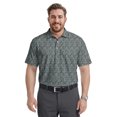 thumbnail image 5 of Ben Hogan Performance Men's & Big Men's Micro Floral Print Short Sleeve Polo Shirt, up to 5XB, 5 of 8