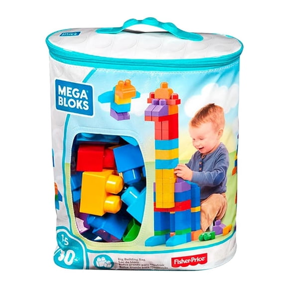 Bloques Fisher-Price Mega Bloks Clásica 80 Piezas