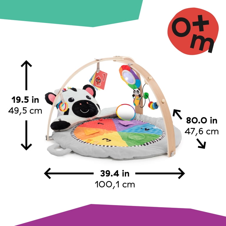 Baby Einstein Zen's Activity Milestones Plush Gym, Unisex