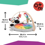 Baby Einstein Zens Activity Milestones Plush Gym, Unisex, Multicolor, For Ages Infant to Toddler