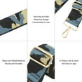 thumbnail image 3 of Camera Strap, Vintage Camera Strap Thicken Nylon Camera Neck Strap Adjustable Camera Shoulder Strap For Digital SLR Camera Accessories, 3 of 8