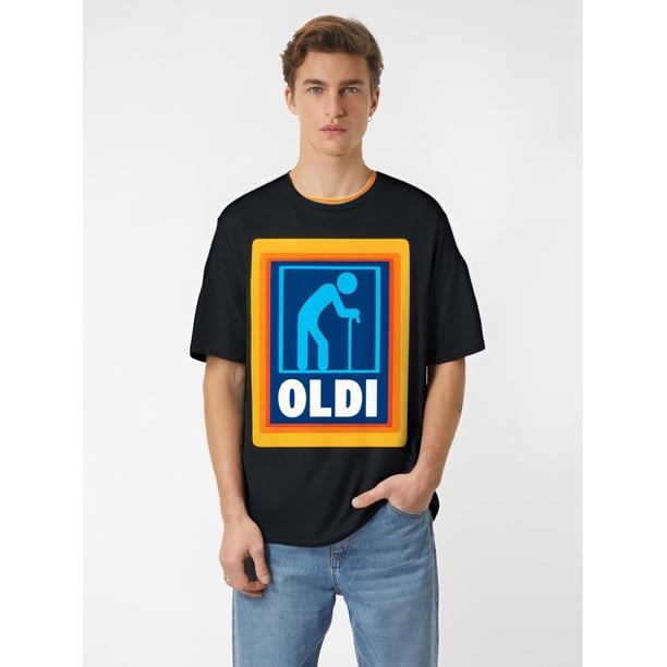 Camiseta OLDI, camisetas de cuello redondo y manga corta, camisetas informales