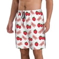 thumbnail image 2 of Naloa Strawberry Men's Beach Shorts, Surfing shorts, Swim trunks, Quick Dry Swim Trunks for Surfing Beach Fun - X-Large, 2 of 9