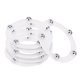 thumbnail image 1 of Soporte Giratorio de Acero con Rodamientos Anular Unique Bargains Blanco Paquete de 6, 1 of 5