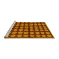 thumbnail image 2 of Ahgly Company Machine Washable Indoor Square Abstract Yellow Modern Area Rugs, 8' Square, 2 of 4