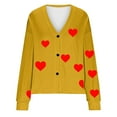 thumbnail image 4 of LOVZFMLL Cardigan pour Femmes Cardigan Décontracté à Boutons Veste Manteau de Mode Imprimée, 4 of 4