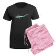 thumbnail image 5 of CafePress - Thresher Shark - Women's Short Sleeve Print T-Shirt and Pants Dark Cotton Pajama Set, 5 of 7