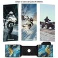 thumbnail image 5 of Uorisanigo ATV Tank Bag, Motorcycle Tank-Top Saddle Bag, Wear-Resistant ATV Accessories, Blue Marble Print Cargo Tank Storage Luggage with Water Pocket, 5 of 7