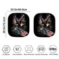 thumbnail image 3 of Yuyamidu Eagle Car Window Sun Shades Front Windshield Cover 2 Pack USA Flag Car Front Window Shades for SUV Van Truck Sun Shade Portable Windshield Cover, 3 of 5