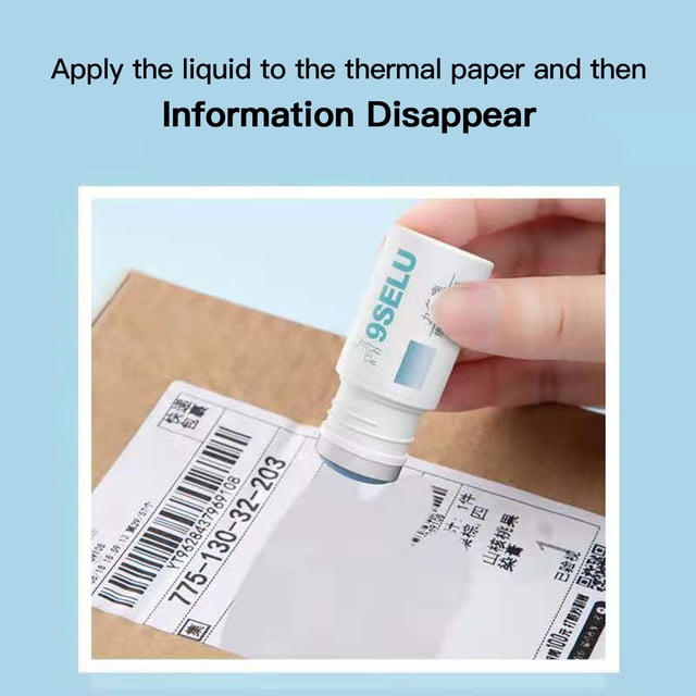 Leakage Thermal Paper Data Protection Fluid Identity Protection Information Prevention Package Parcel Privacy Protection for Confidential Address Bank Statement Personal Privacy