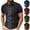 Black & Blue, variant on Big and Tall Mens Shirts Button Down Short Sleeve Striped Business Casual Tops Golf T-Shirt