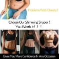 thumbnail image 4 of Sauna Sweat Shapewear High Waisted Leggings Full Long Pants Workout Suit Waist Trainer Weight Loss Lower Body Shaper Sweatsuit Exercise Fitness Gym Yoga, Inner Vinyl for Women Men, 4 of 9