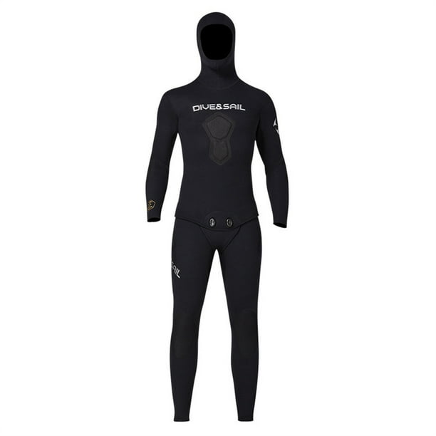 Sudadera con capucha Traje de baño Profesional Split Funda larga de dos piezas Equipo de snorkeling impermeable a prueba de agua Seco rápido para surfear natación l Kearding OD017130-02
