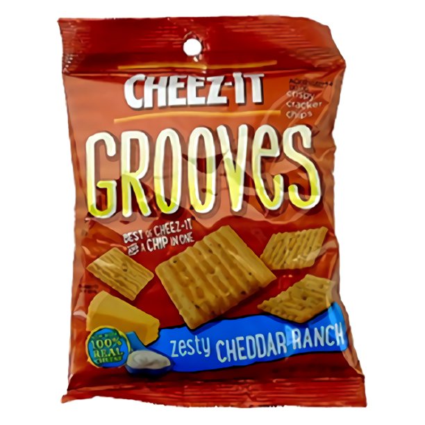 Product Of Cheez-It Grooves, Zesty Cheddar Ranch, Count 6 (3.25 oz ...