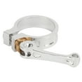 thumbnail image 1 of Collar De Tija De Sillín, Abrazadera De Tija De Sillín De Bicicleta De Liberación Rápida Antiabrasión De 41 Mm Para Bicicleta Plegable Fyydes Plata, 1 of 8