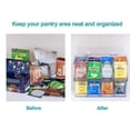 thumbnail image 4 of Organizador apilable de bolsas de té, organizador de té de plástico para despensa de cocina y, 4 of 5