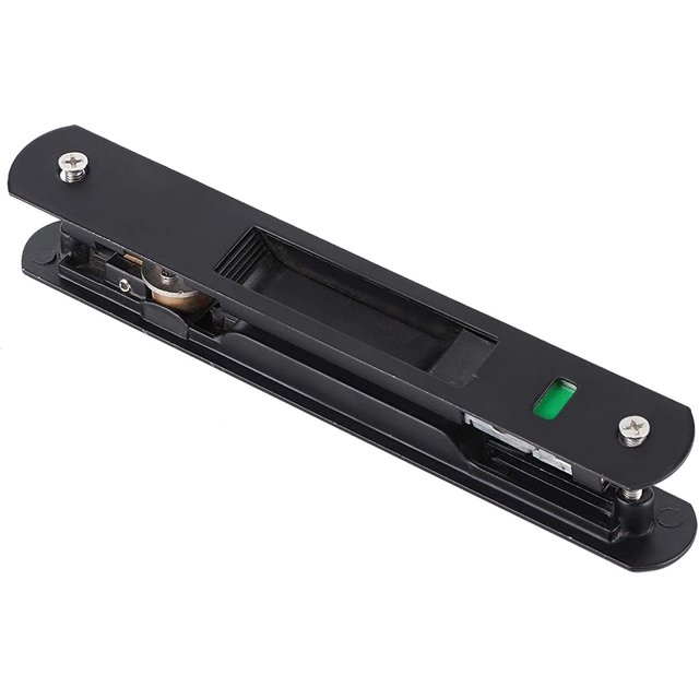 Cerradura de gancho ShuxiuWang para puerta corredera y ventana móvil Negro