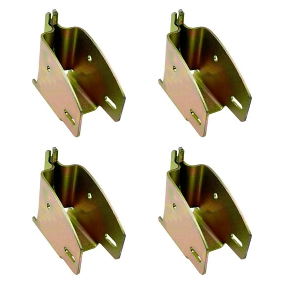 4 soportes para extremos de vigas de madera tipo E, soportes de almacenamiento para madera, portátiles, con piezas de repuesto, fáciles de instalar y