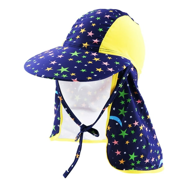 Sombrero de protección con solapa para el cuello Gorra de protección solar para deportes al aire libre Estrella Fanmusic Sombrero de protección con solapa para el cuello