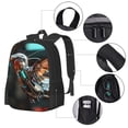 thumbnail image 2 of Disketp Futuristic Robot Hummingbird Mochila Minimalista de Gran Capacidad, Mochila de Viaje para Escuela, Trabajo o Uso Diario, 2 of 6