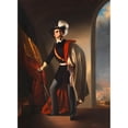 thumbnail image 3 of Josef Matthias Aigner 19x24 Black Modern Framed Museum Art Print Titled - Self -Portrait as Commander of the Academic Legion (1849), 3 of 5